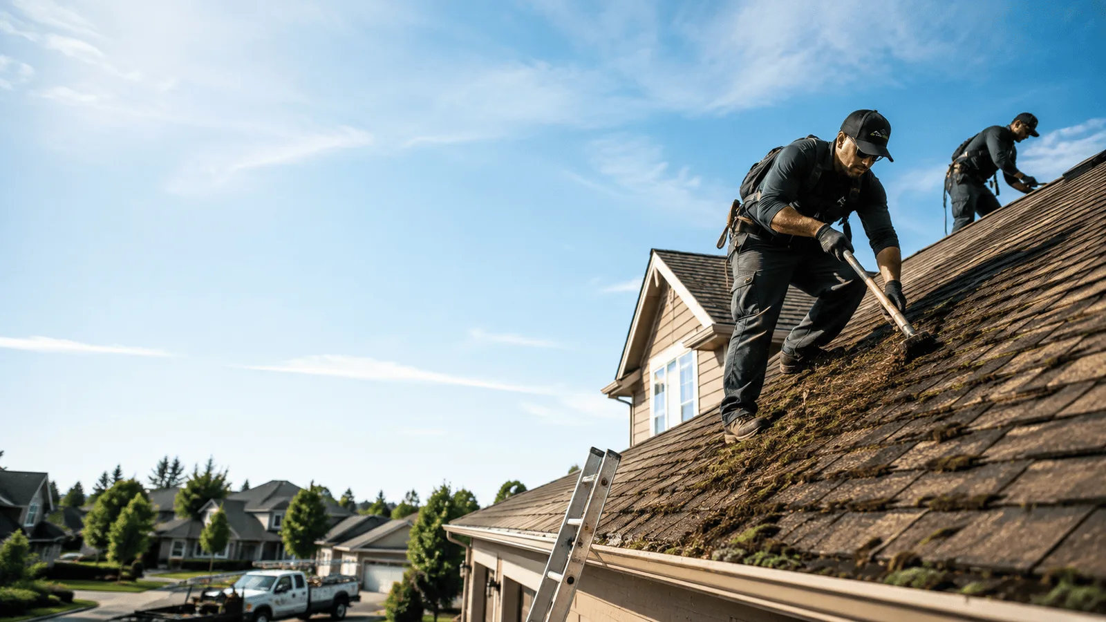 Roof Moss Removal in Hudson, NH near me